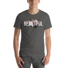 Asphalt / S Beautiful Flower Short-Sleeve Unisex Dark T-Shirt by Design Express