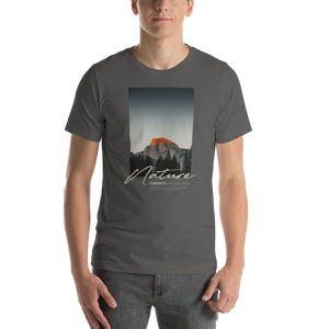 Asphalt / S Nature Yosemite Unisex T-shirt Front by Design Express