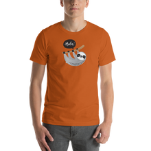 Autumn / S Hola Sloths Short-Sleeve Unisex T-Shirt by Design Express