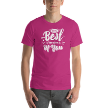 Berry / S Be the Best Version of You Short-Sleeve Unisex T-Shirt by Design Express