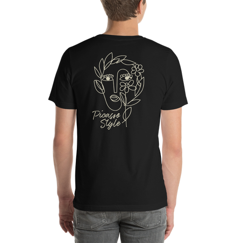 Picasso Line Style Short-Sleeve Unisex T-Shirt by Design Express