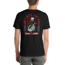 Don't Bite The Hand That Feeds Back Unisex T-Shirt by Design Express