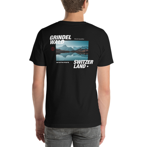 Grindelwald Switzerland Short-Sleeve Unisex T-Shirt by Design Express