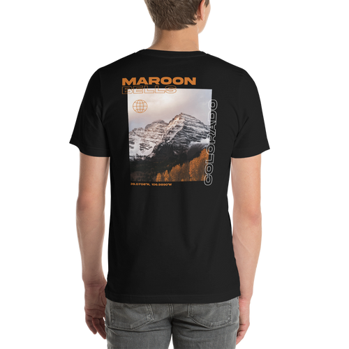 Maroon Bells, Colorado Short-Sleeve Unisex T-Shirt by Design Express