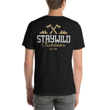 Stay Wild Outdoor Backside Unisex T-Shirt by Design Express