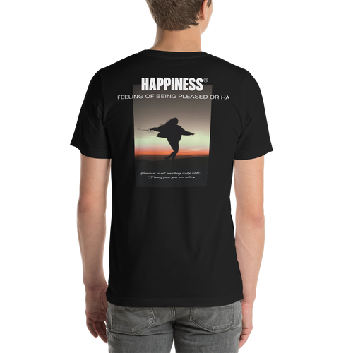 Happiness Unisex T-shirt by Design Express