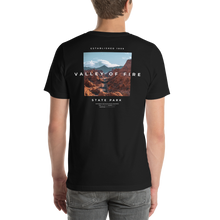 Valley of Fire Unisex T-shirt Back by Design Express