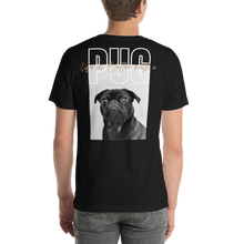 Life is Better with a PUG Unisex T-shirt Back by Design Express