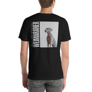 Weimaraner Unisex T-shirt Back by Design Express