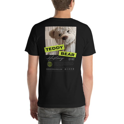 Teddy Bear Hystory Unisex T-shirt by Design Express