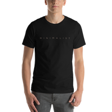 Black / XS Minimalist Short-Sleeve Unisex T-Shirt by Design Express