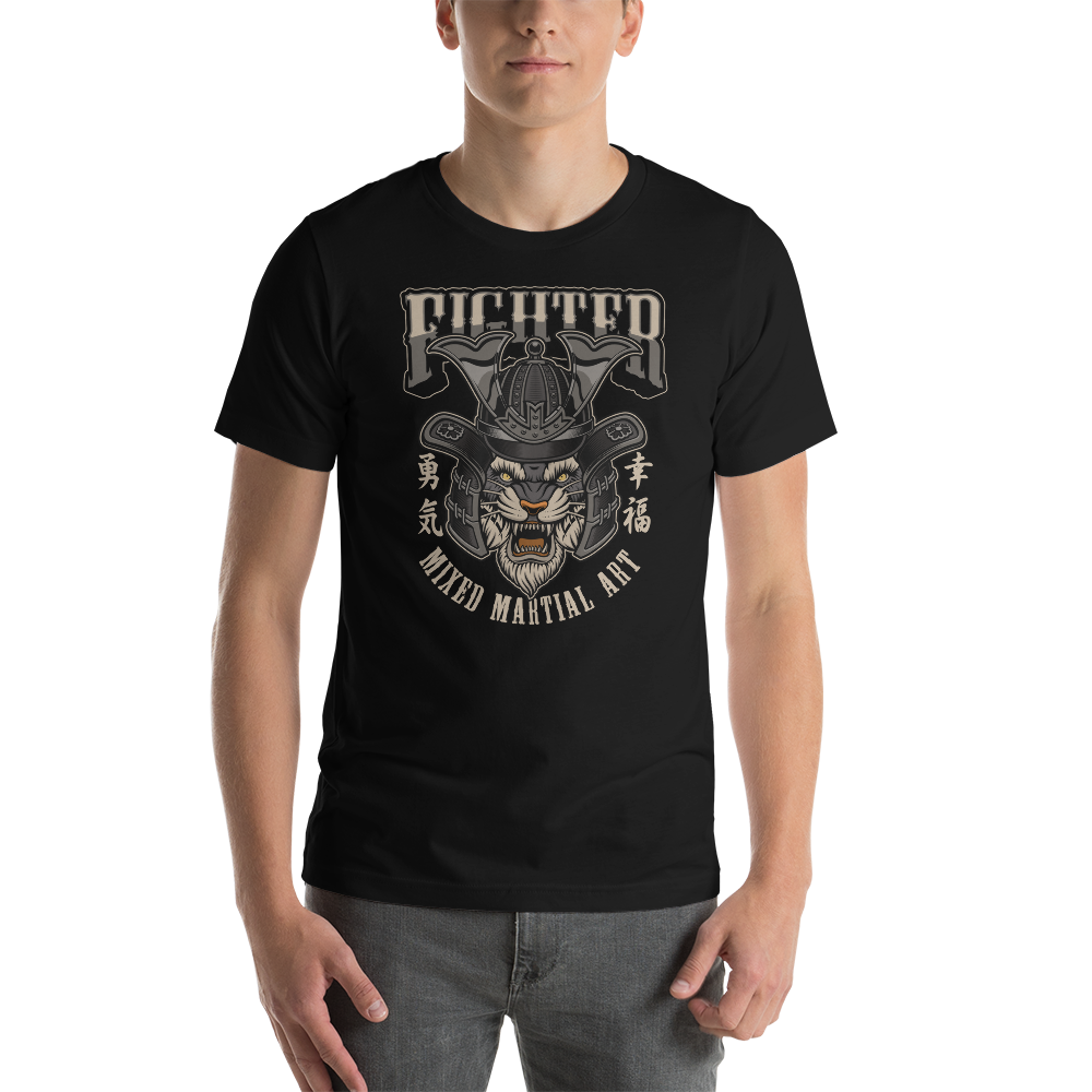 XS Fighter Martial Art Short-Sleeve Unisex T-Shirt by Design Express