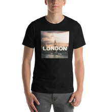 Black / XS London Square Unisex Black T-Shirt by Design Express