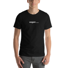 XS Vegan Dictionary Unisex Black T-Shirt by Design Express