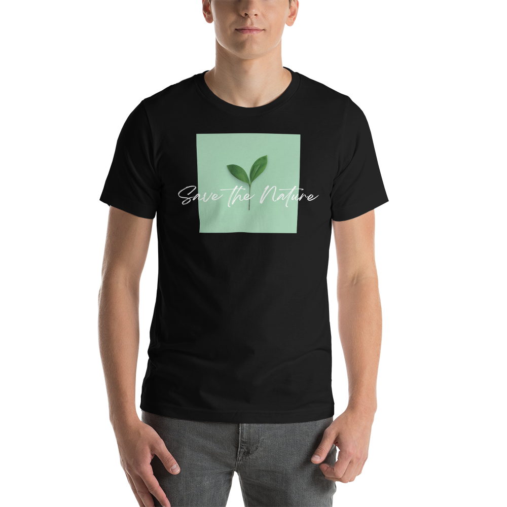 XS Save the Nature Short-Sleeve Unisex T-Shirt by Design Express