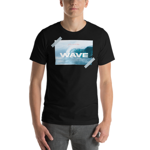 Black / XS The Wave Short-Sleeve Unisex T-Shirt by Design Express