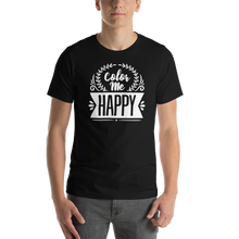 Black / XS Color Me Happy Short-Sleeve Unisex T-Shirt by Design Express