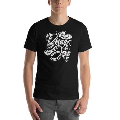 Black / XS Do What Bring You Enjoy Short-Sleeve Unisex T-Shirt by Design Express