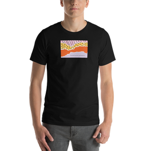 Black / XS Surround Yourself with Happiness Unisex T-Shirt by Design Express