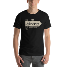 Black / XS the Adventure Begin Unisex T-Shirt by Design Express