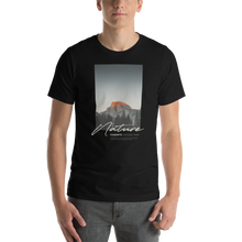 Black / XS Nature Yosemite Unisex T-shirt Front by Design Express