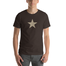 Brown / S Star Short-Sleeve Unisex T-Shirt by Design Express