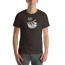 Brown / S Hola Sloths Short-Sleeve Unisex T-Shirt by Design Express