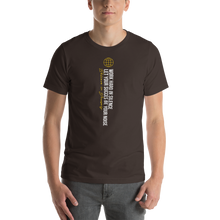 Brown / S Work hard in silence Short-Sleeve Unisex T-Shirt by Design Express