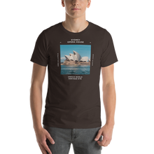 Brown / S Sydney Australia Unisex T-shirt Front by Design Express