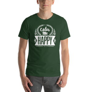 Forest / S Color Me Happy Short-Sleeve Unisex T-Shirt by Design Express