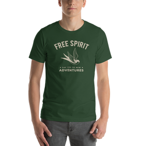 Forest / S Free Spirit Short-Sleeve Unisex T-Shirt by Design Express