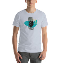 Light Blue / XS Composition Abstract Art Pattern Unisex T-Shirt by Design Express