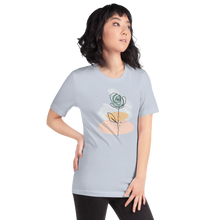 Pasty Flower Line Short-Sleeve Unisex T-Shirt by Design Express