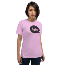 Lilac / S Hello Unisex T-Shirt by Design Express