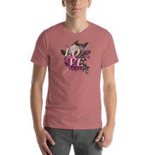 Mauve / S Love Flower Short-Sleeve Unisex T-Shirt by Design Express