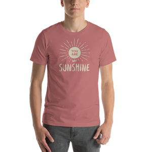 Mauve / S You are my Sunshine Short-Sleeve Unisex T-Shirt by Design Express