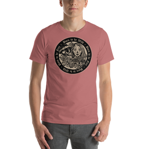 Mauve / S Born to be Wild, Born to be Free Short-Sleeve Unisex T-Shirt by Design Express