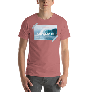 Mauve / S The Wave Short-Sleeve Unisex T-Shirt by Design Express