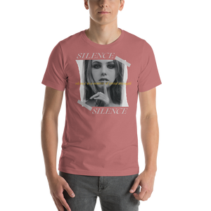 Mauve / S Silence Short-Sleeve Unisex T-Shirt by Design Express