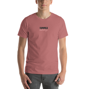 Mauve / S Summer Holidays Short-Sleeve Unisex T-Shirt by Design Express