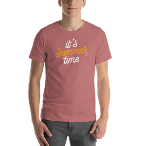 Mauve / S It's Summer Time Short-Sleeve Unisex T-Shirt by Design Express