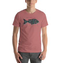 Mauve / S Only Dead Fish Go with the Flow Unisex T-Shirt by Design Express