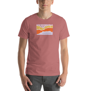 Mauve / S Surround Yourself with Happiness Unisex T-Shirt by Design Express