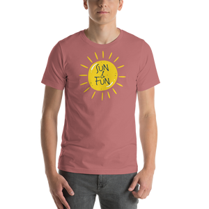 Mauve / S Sun & Fun Unisex T-Shirt by Design Express