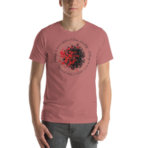 Mauve / S Nothing is more abstarct than reality Circle Unisex T-Shirt by Design Express