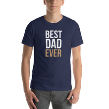 Navy / XS Best Dad Ever Funny T-Shirt by Design Express