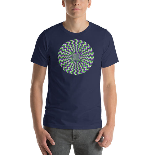 XS Optical Illusion Short-Sleeve Unisex T-Shirt by Design Express