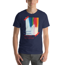 Navy / XS Rainbow Short-Sleeve Unisex T-Shirt by Design Express