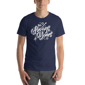 Navy / XS Always Yours Short-Sleeve Unisex T-Shirt by Design Express