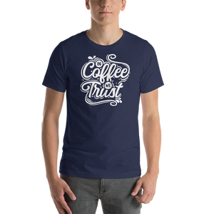 Navy / XS In Coffee We Trust Short-Sleeve Unisex T-Shirt by Design Express